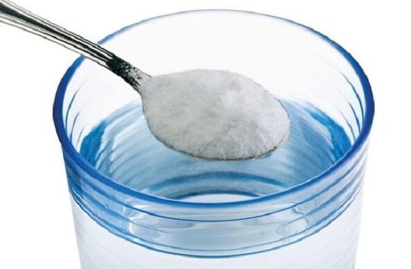 Soluzione di soda contro i parassiti